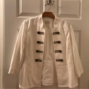 Chicos Military Style Jacket